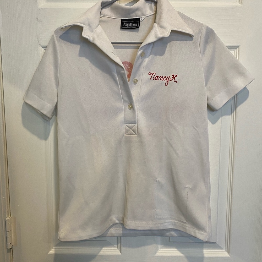 Vintage Bowling Polo with Beer Logo